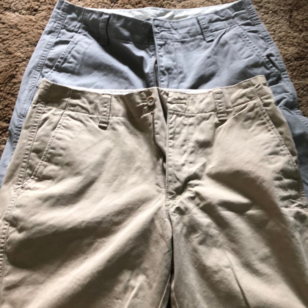 Excellent condition. 10 inch inseam.  Price is for 2 pairs